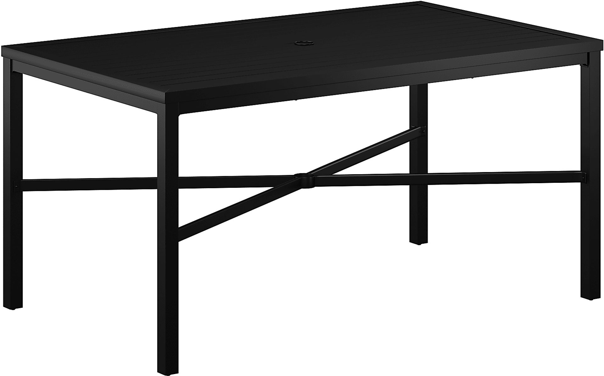 Outdoor Aisne Black 7 Pc Dining Set - Image 5