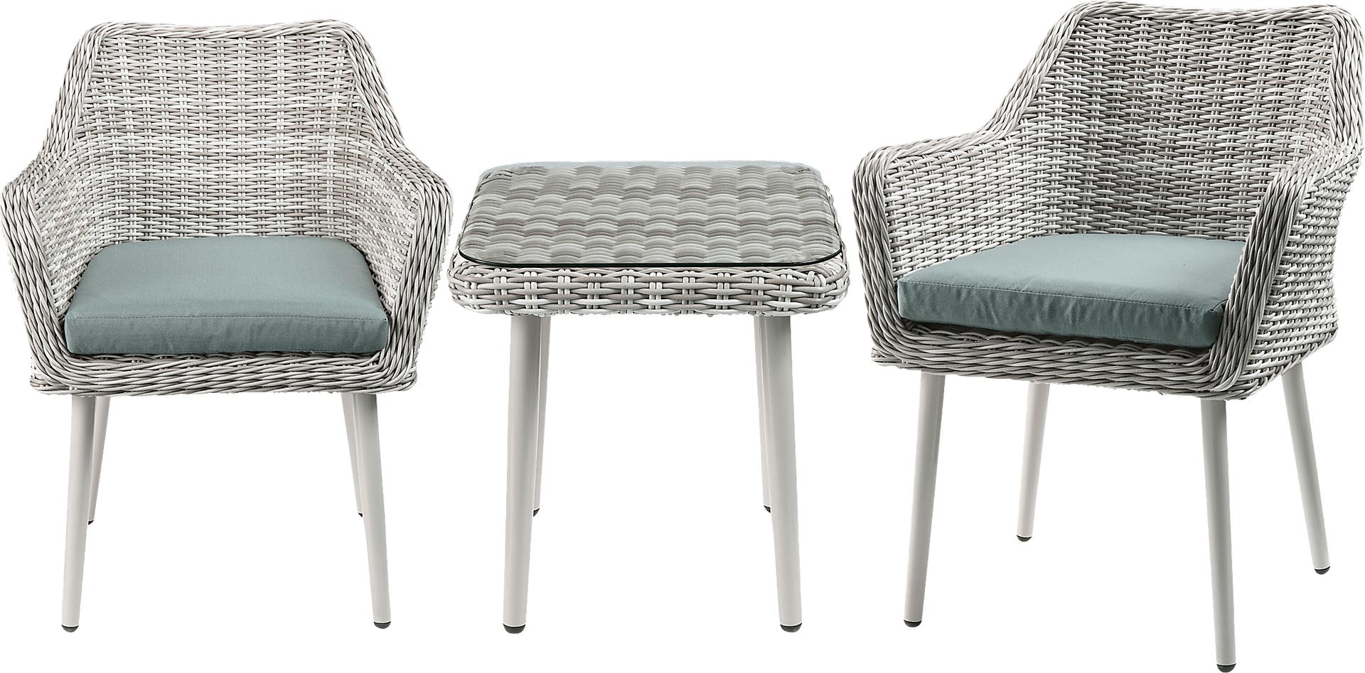 Outdoor Alayza Beige 3 Pc Seating Set