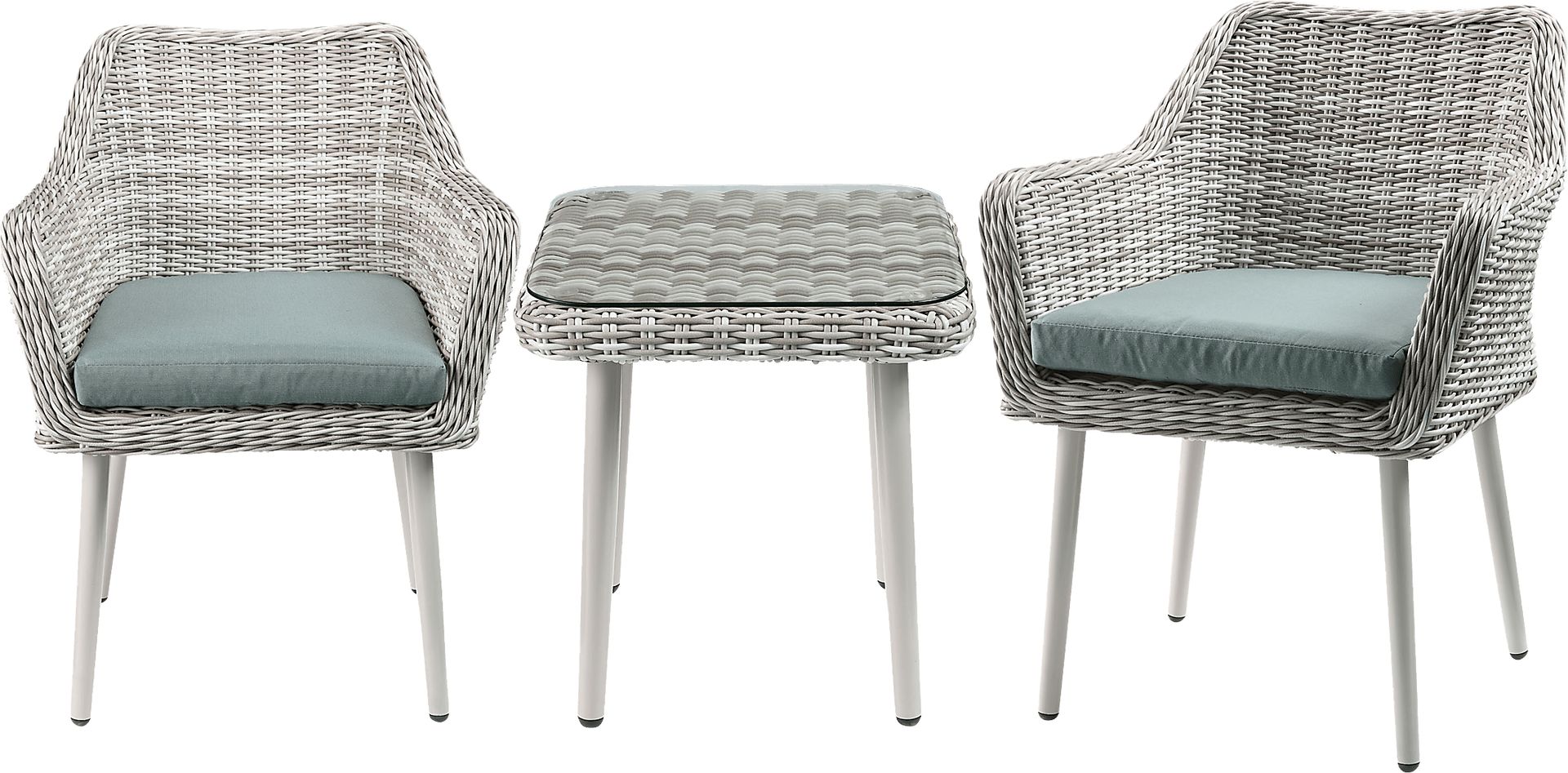 Outdoor Alayza Beige 3 Pc Seating Set - Image 1