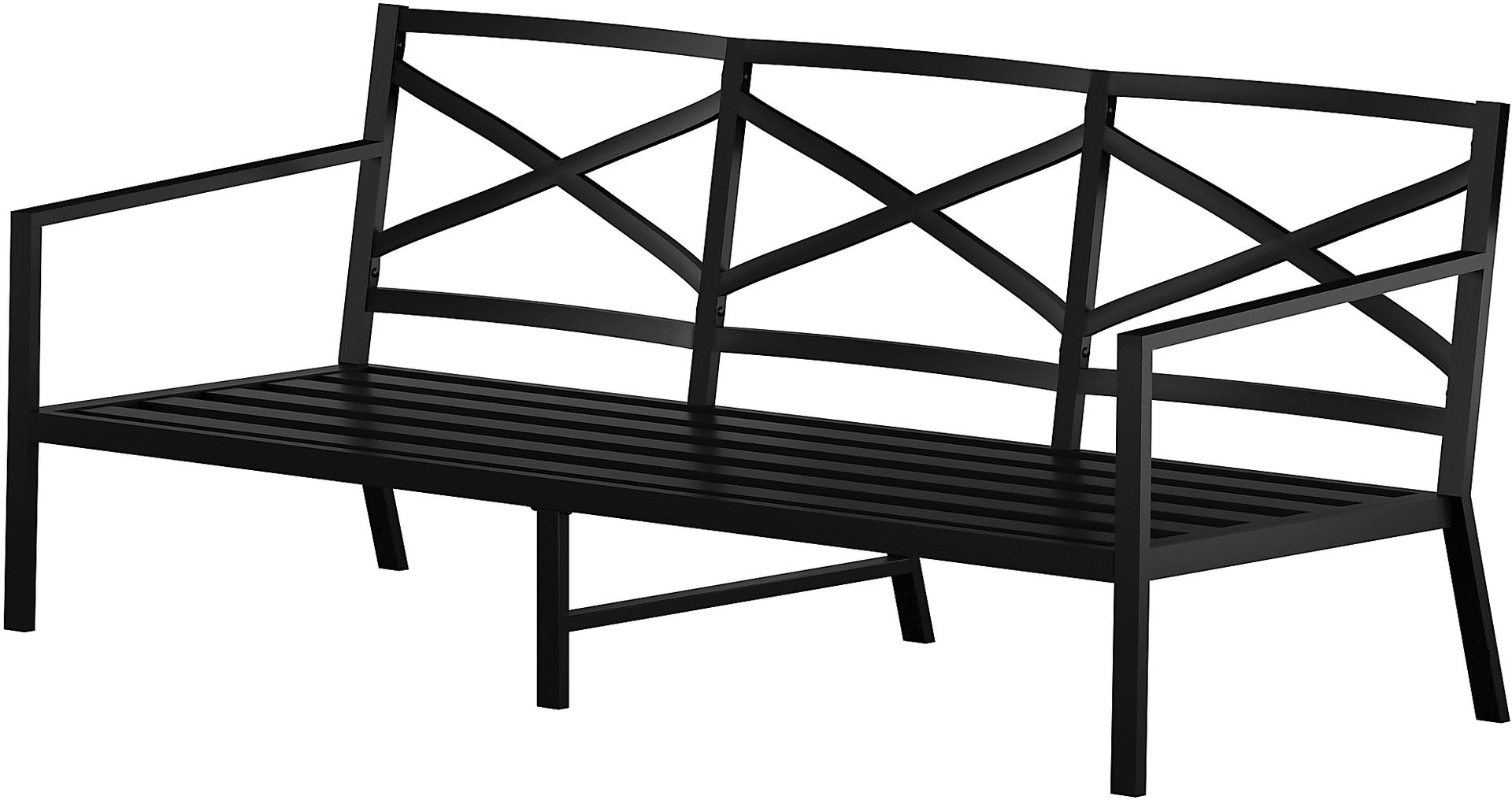Outdoor Alberni White Sofa - Image 4