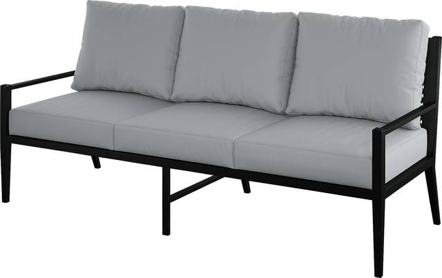 Outdoor Alberni White Sofa - Thumbnail - Image 1