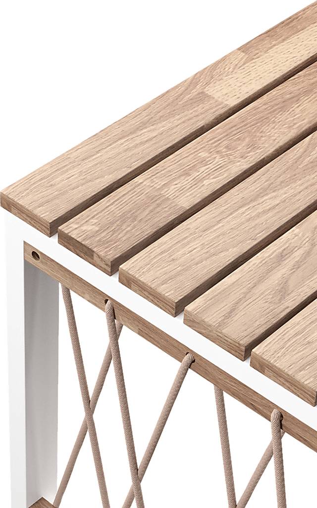 Outdoor Aldwell Natural Cocktail Table - Thumbnail - Image 4