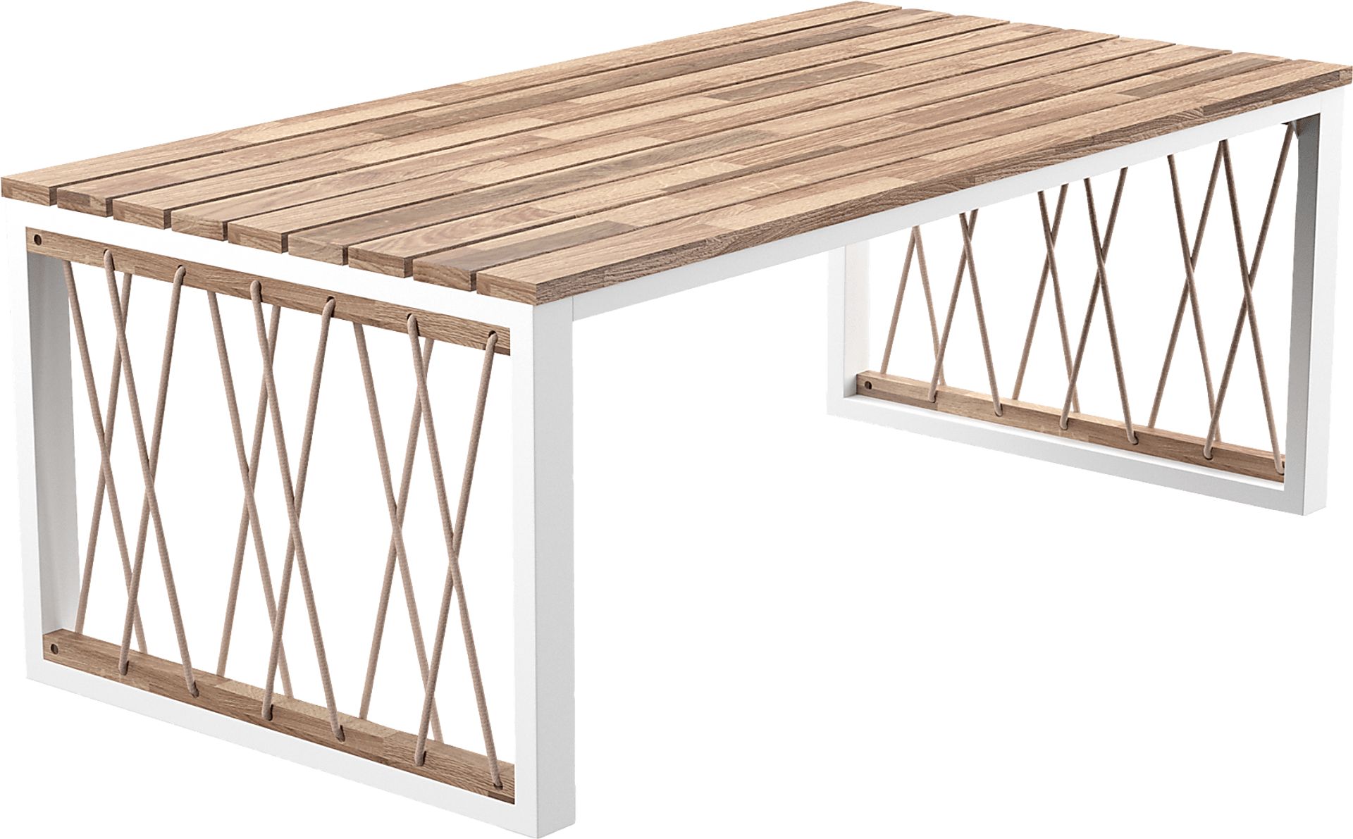 Outdoor Aldwell Natural Cocktail Table - Image 1