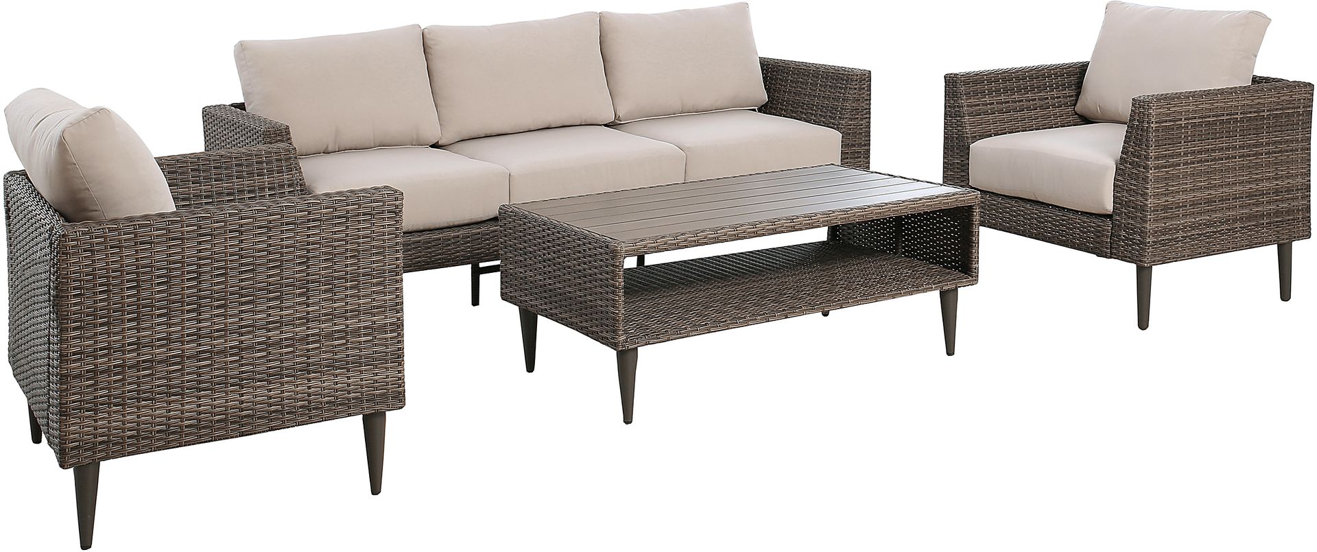 Outdoor Aleran Brown Cocktail Table - Image 3