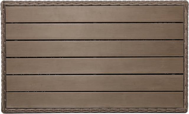 Outdoor Aleran Brown Cocktail Table - Thumbnail - Image 7