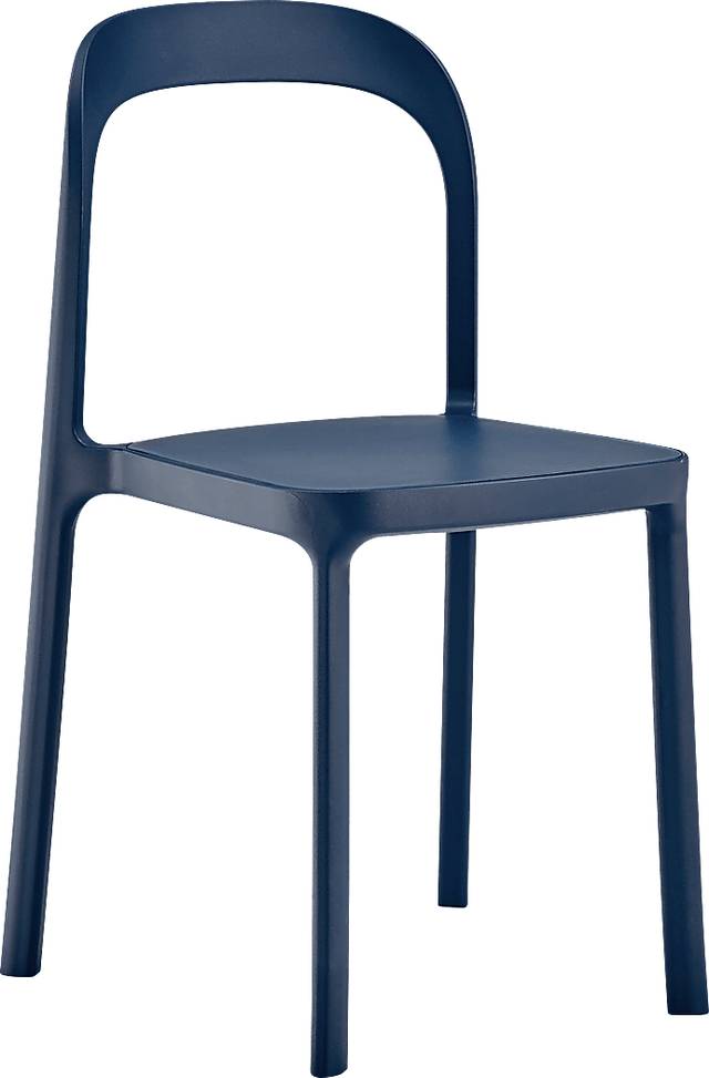 Outdoor Alether Blue Dining Chair, Set of 2 - Thumbnail - Image 4