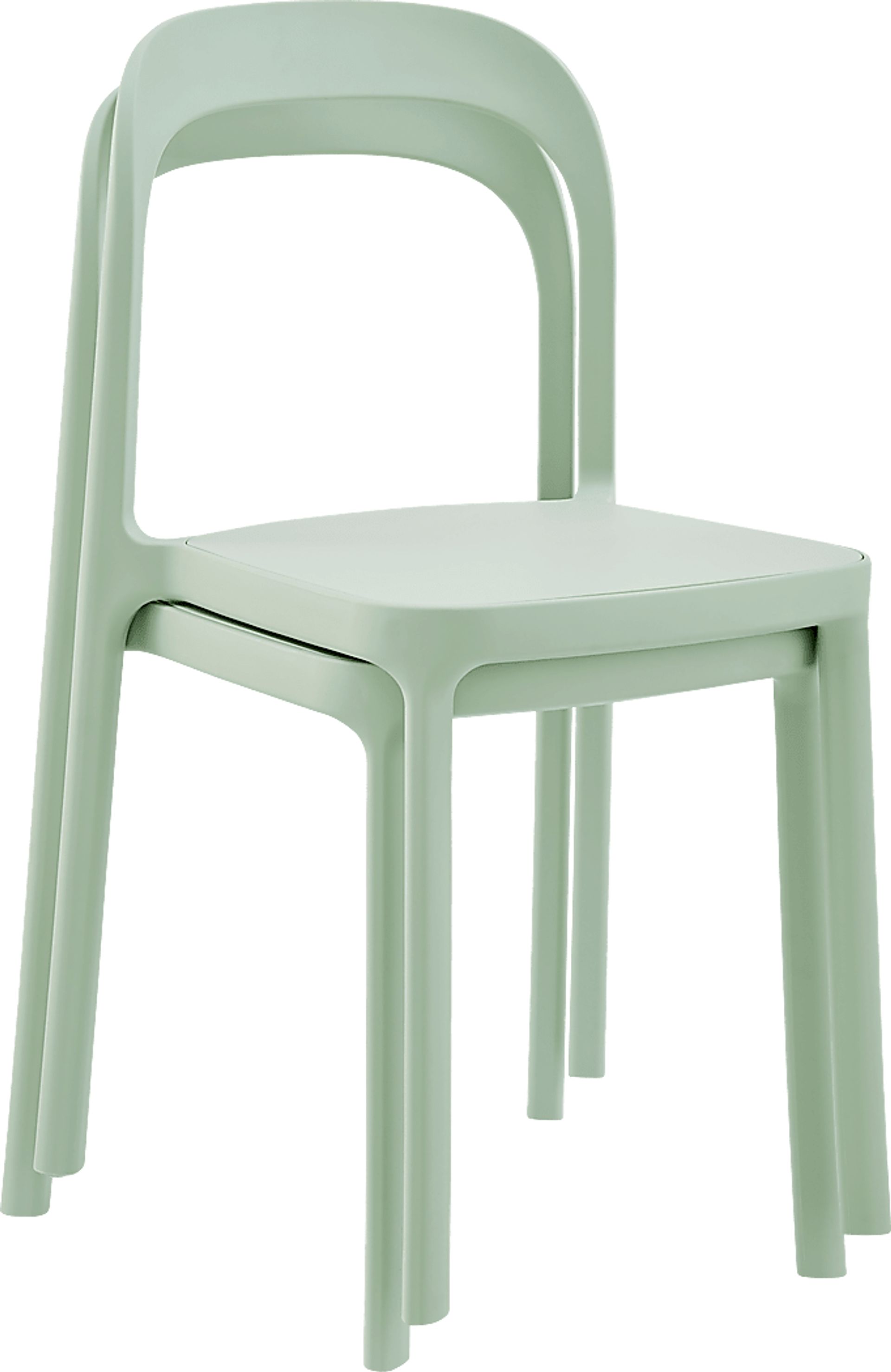 Outdoor Alether Mint Green Dining Chair, Set of 2 - Image 8