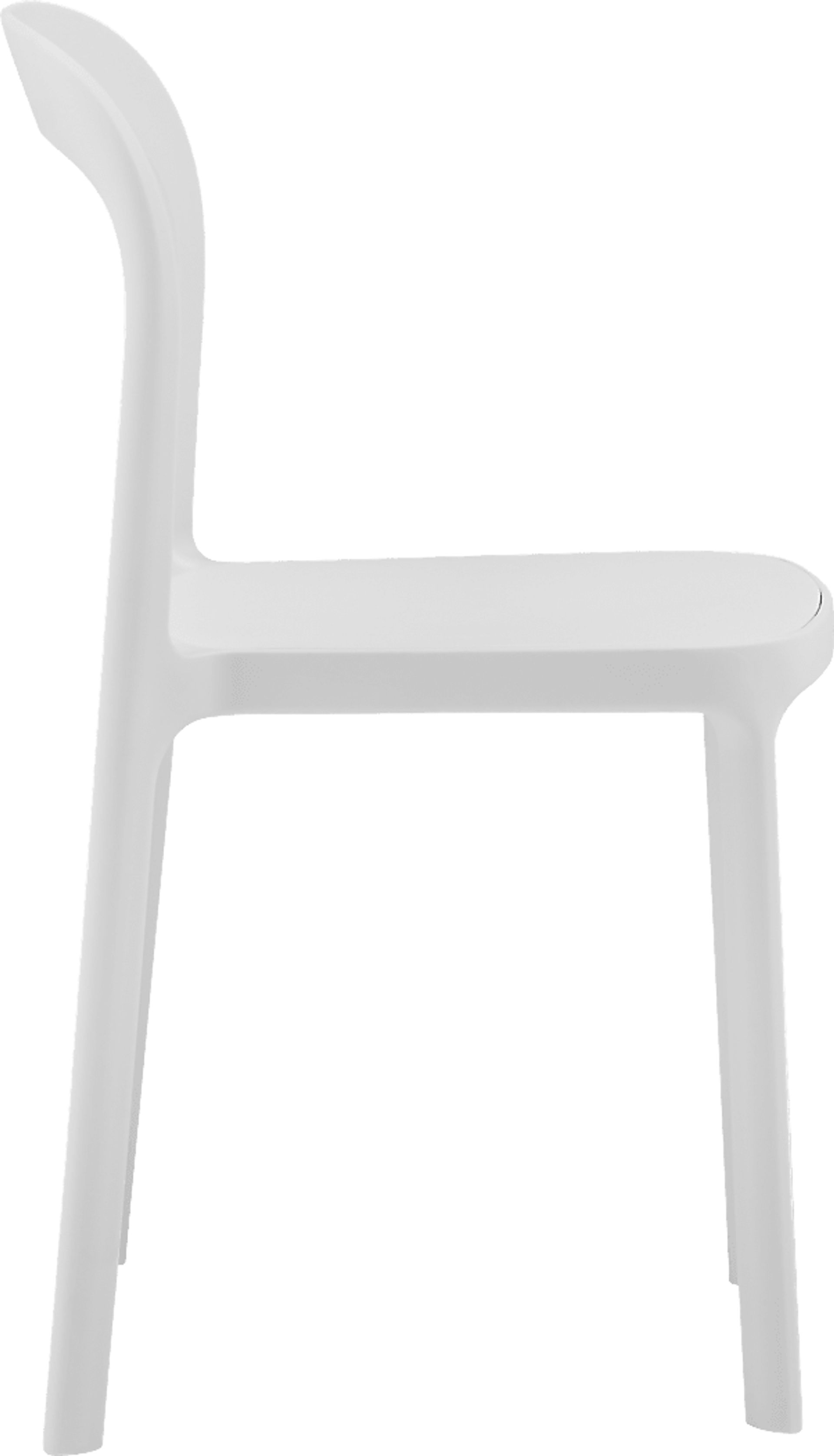 Outdoor Alether White Dining Chair, Set of 2 - Image 6