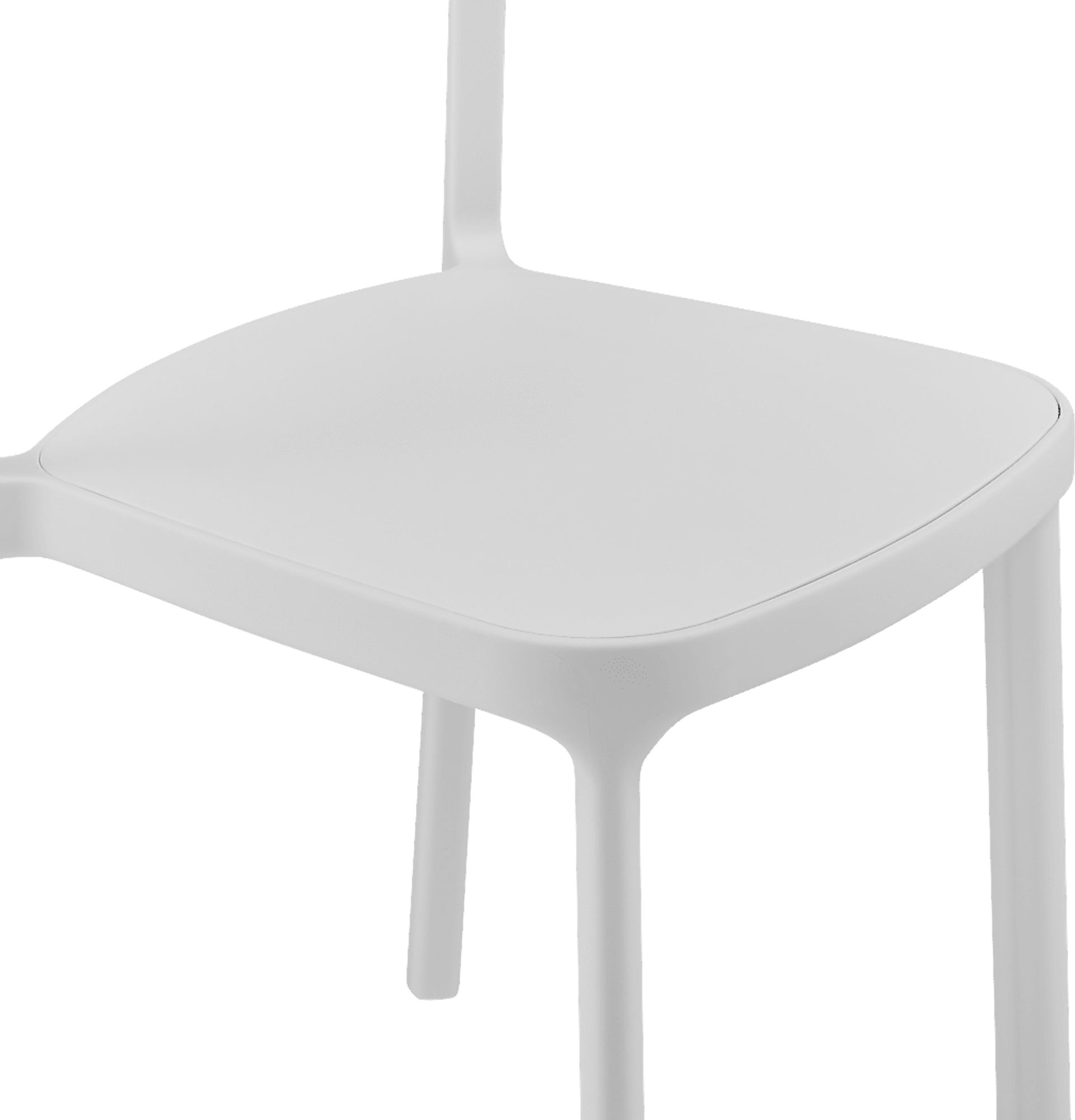 Outdoor Alether White Dining Chair, Set of 2 - Image 10