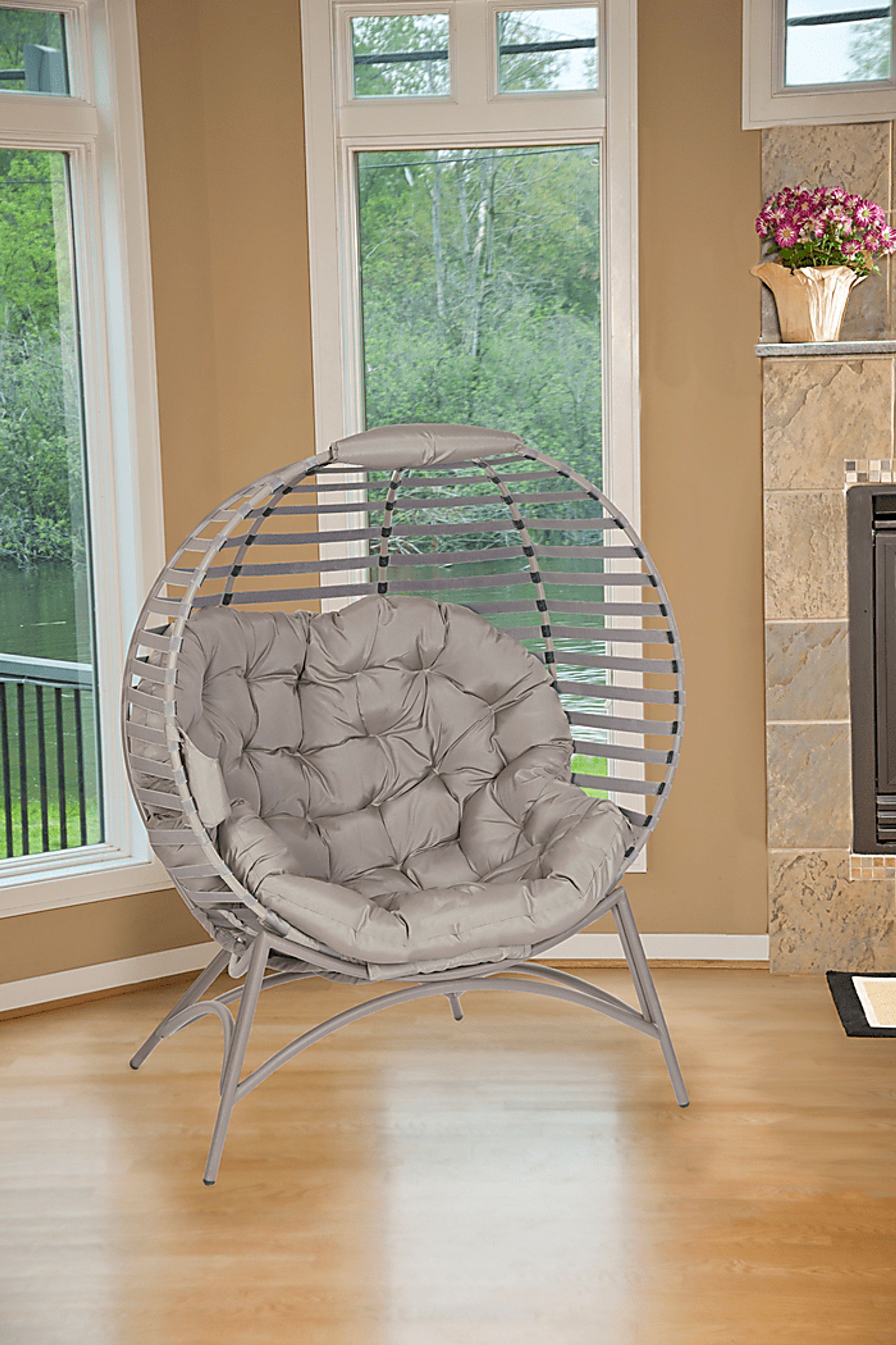 Outdoor Altgeld Beige Accent Chair - Image 13