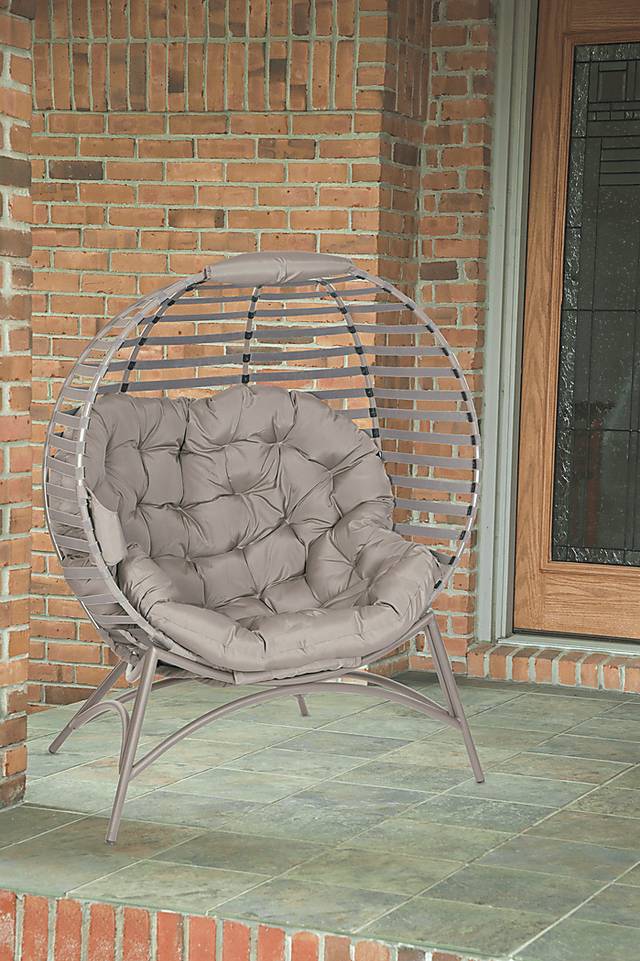 Outdoor Altgeld Beige Accent Chair - Thumbnail - Image 14