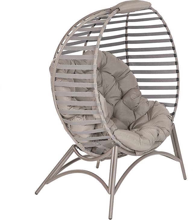 Outdoor Altgeld Beige Accent Chair - Thumbnail - Image 3
