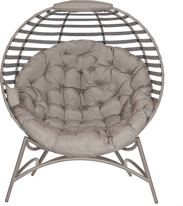 Outdoor Altgeld Beige Accent Chair - Thumbnail - Image 4