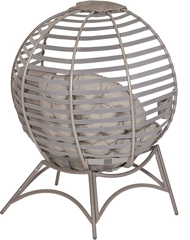 Outdoor Altgeld Beige Accent Chair - Thumbnail - Image 5