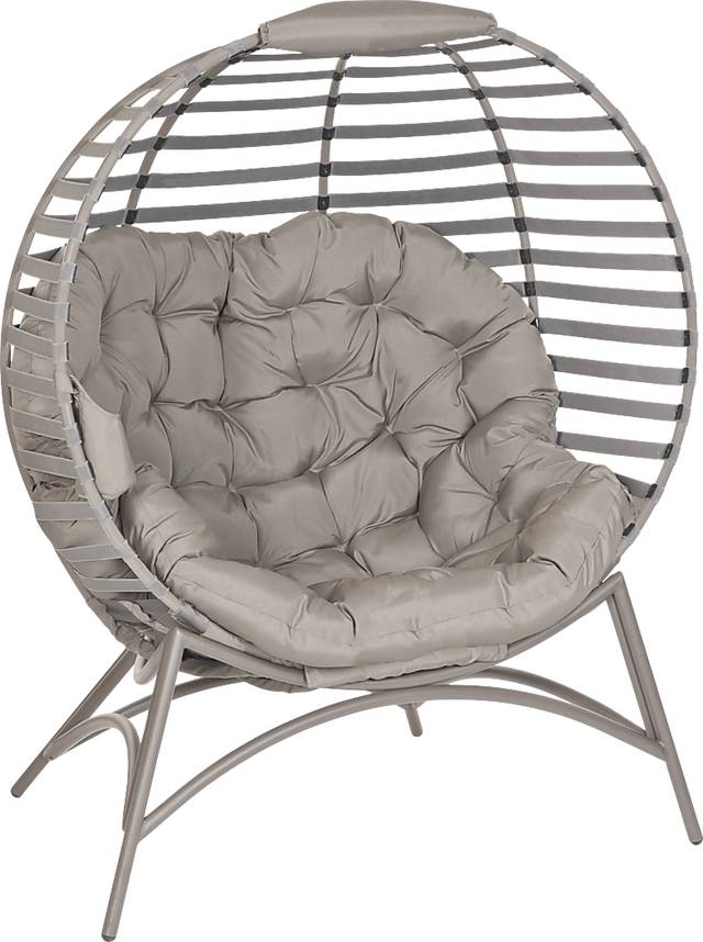 Outdoor Altgeld Beige Accent Chair - Thumbnail - Image 1