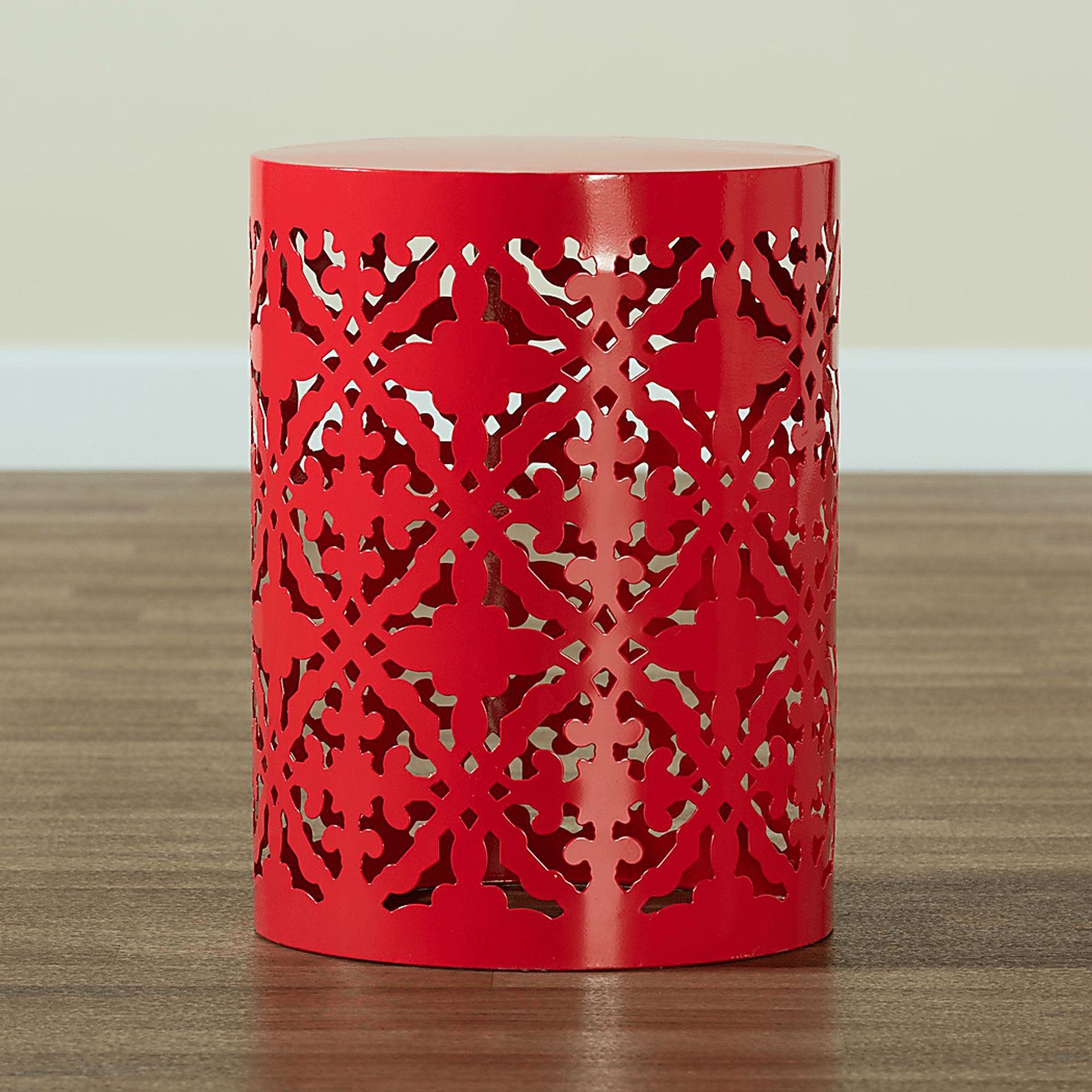 Outdoor Amilalyn Red Side Table - Image 4