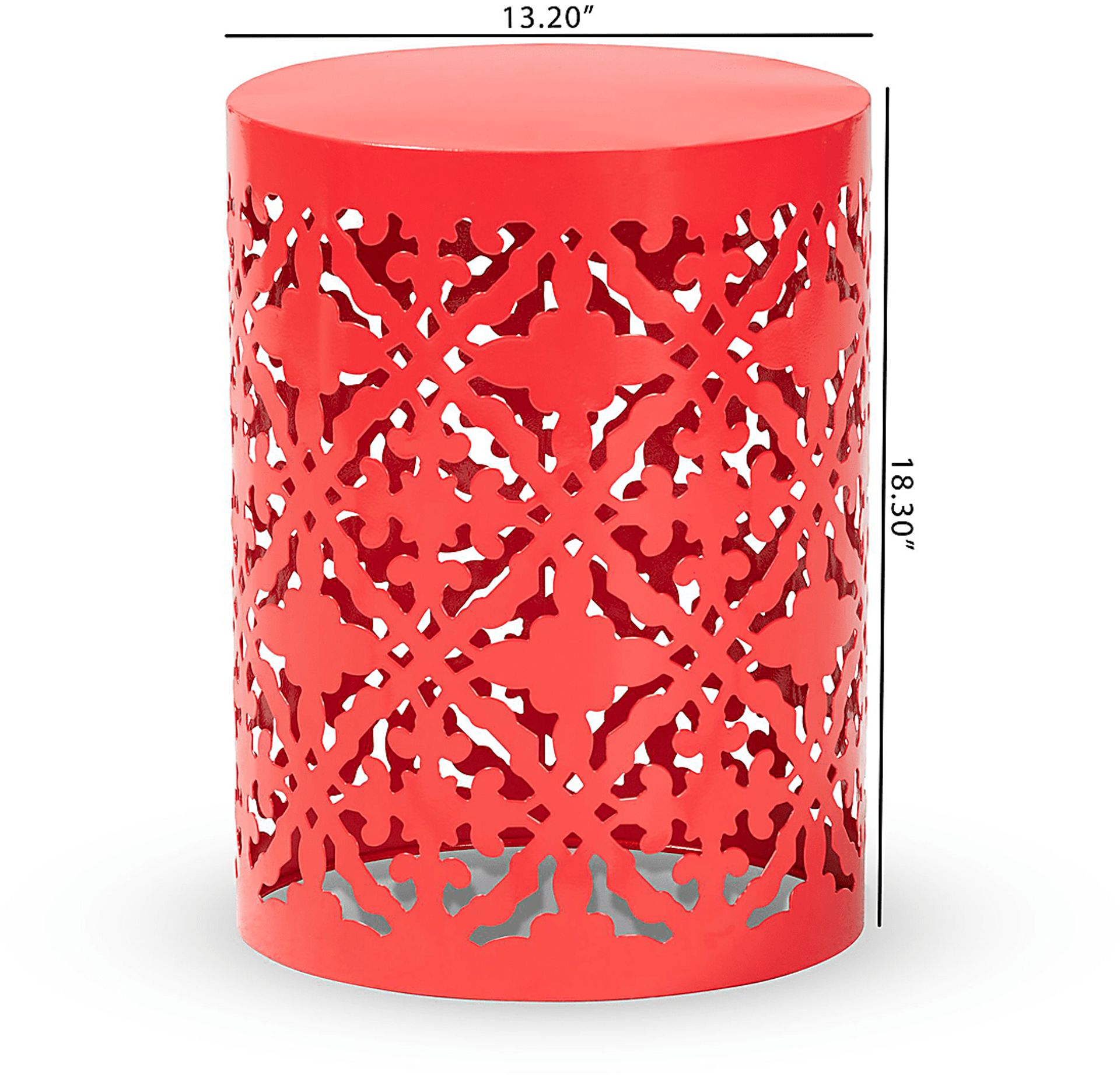 Outdoor Amilalyn Red Side Table - Image 6