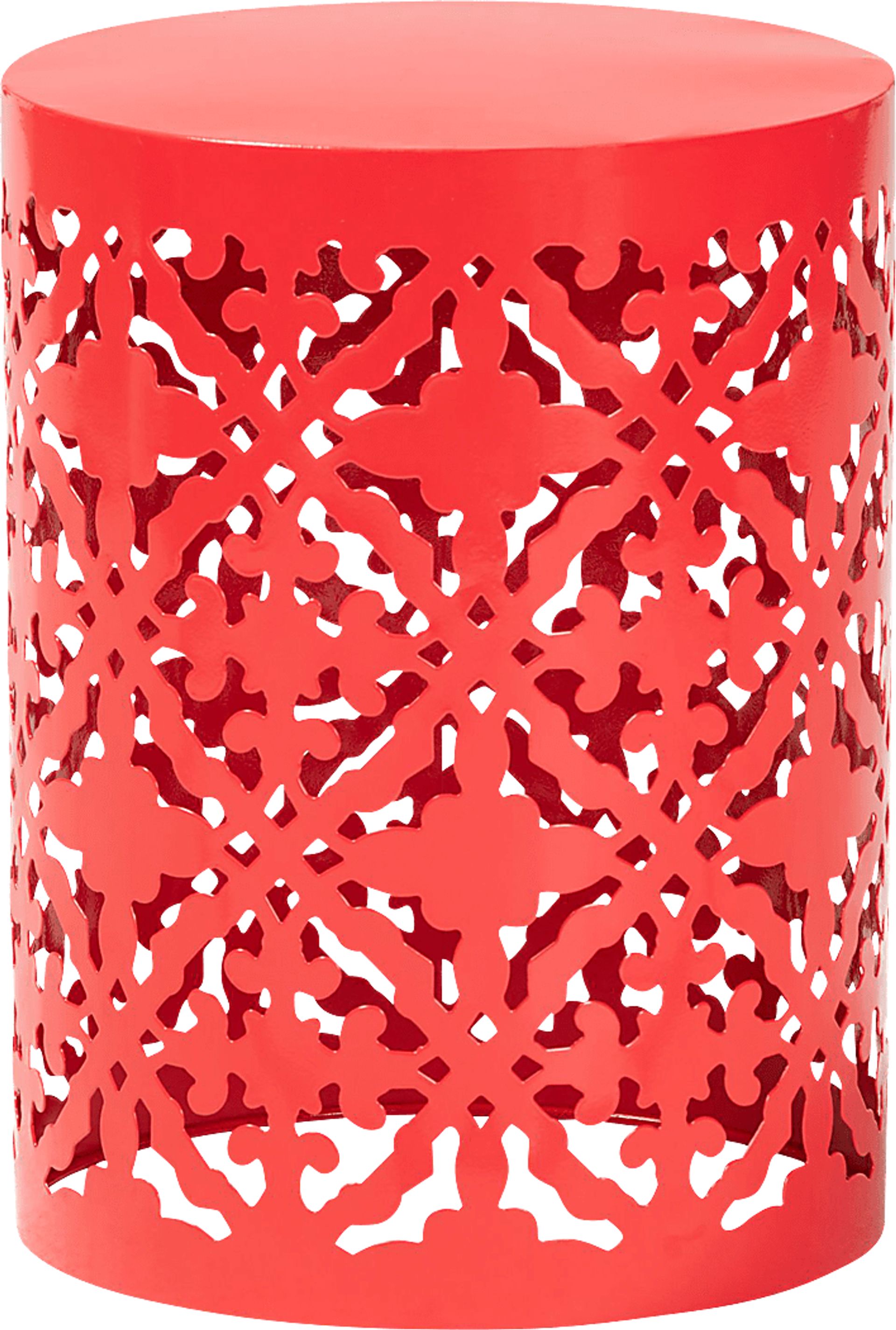 Outdoor Amilalyn Red Side Table - Image 1