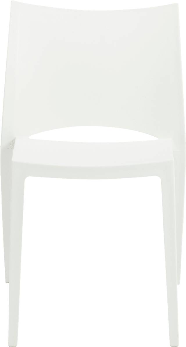 Outdoor Amyamanda White Dining Chair, Set of 2 - Thumbnail - Image 3