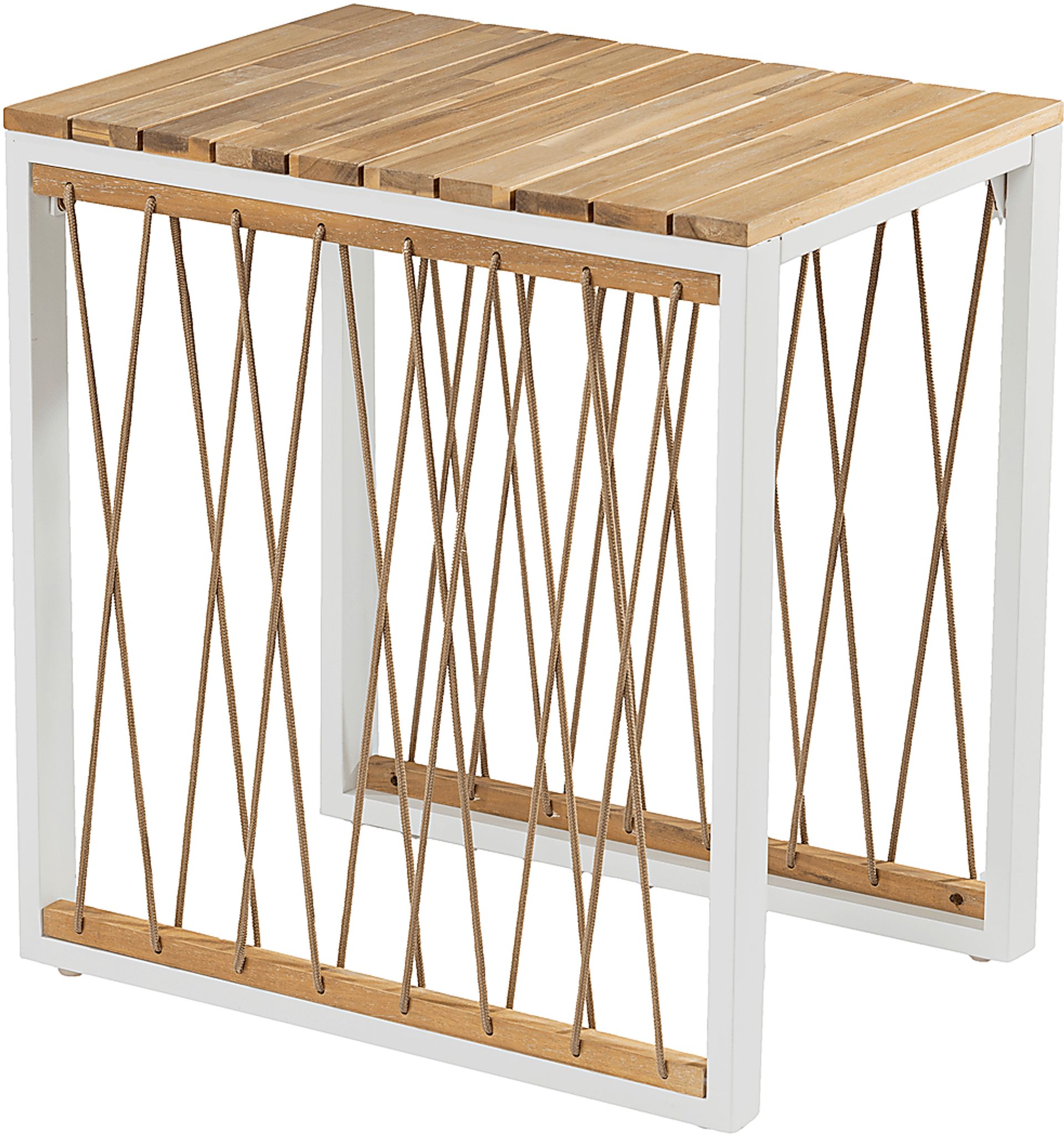 Outdoor Anatasie White Patio 5pc Set - Image 6