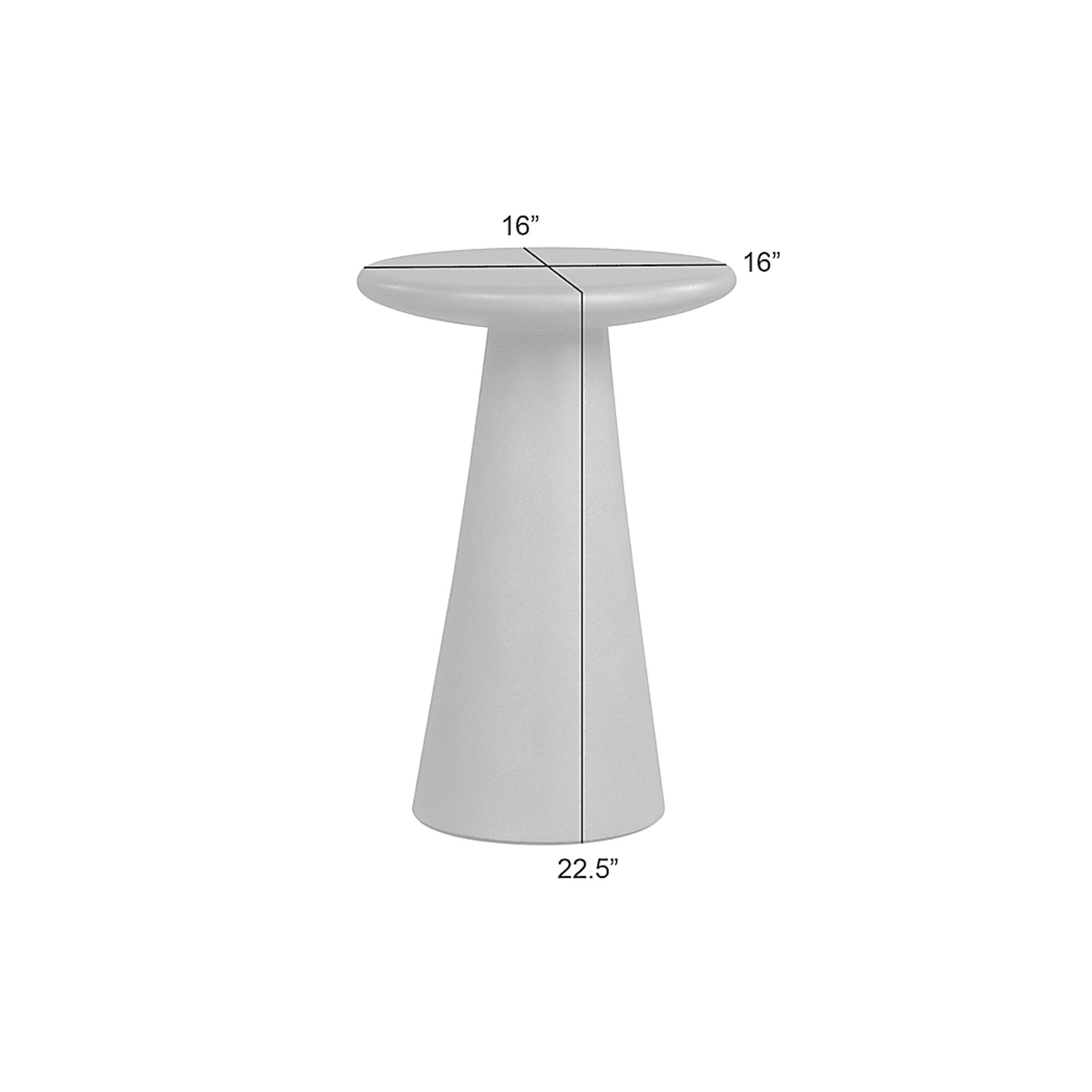 Outdoor Angana Gray End Table - Image 4