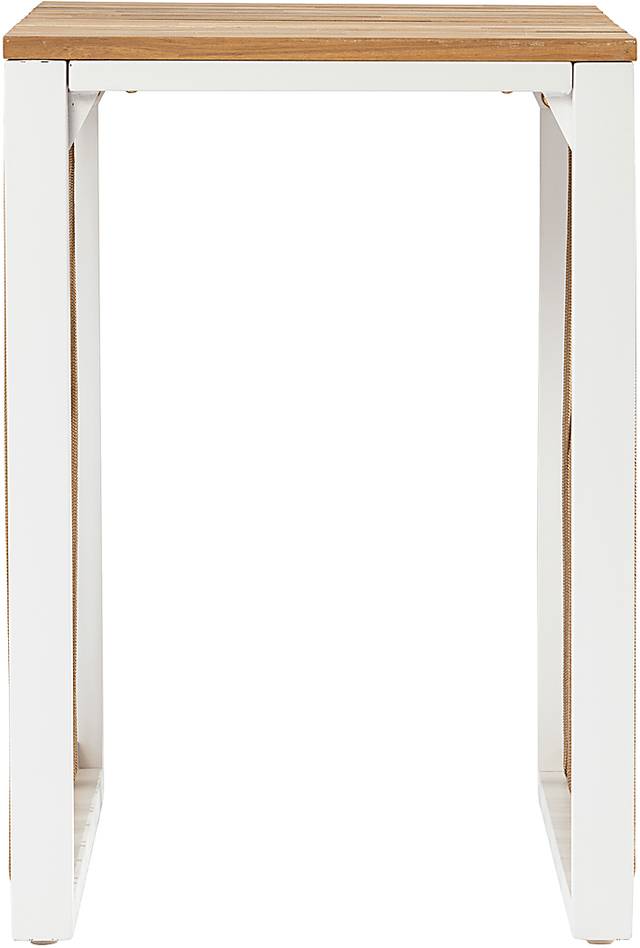Outdoor Angelloz White End Table - Thumbnail - Image 4
