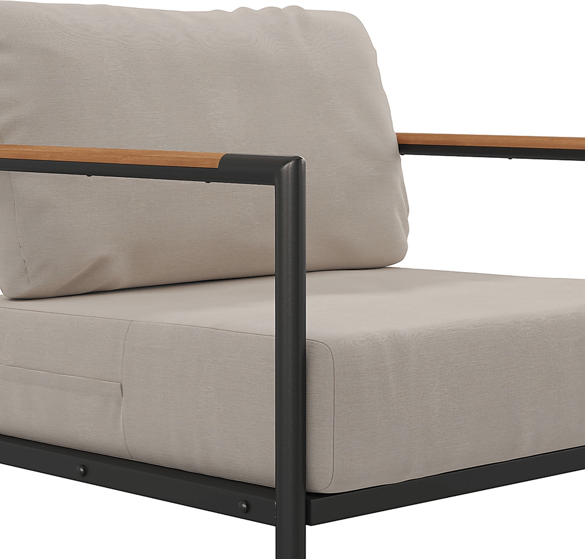 Outdoor Annelan Beige Accent Chair - Image 6