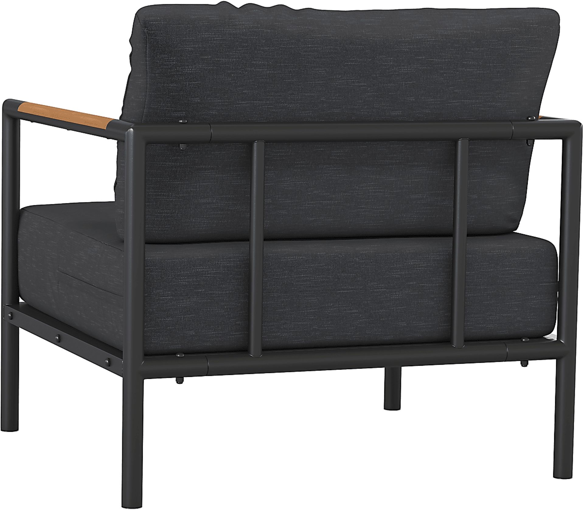 Outdoor Annelan Black Accent Chair - Image 3