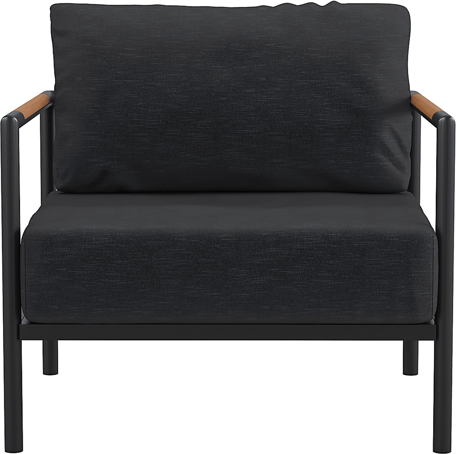 Outdoor Annelan Black Accent Chair - Image 4