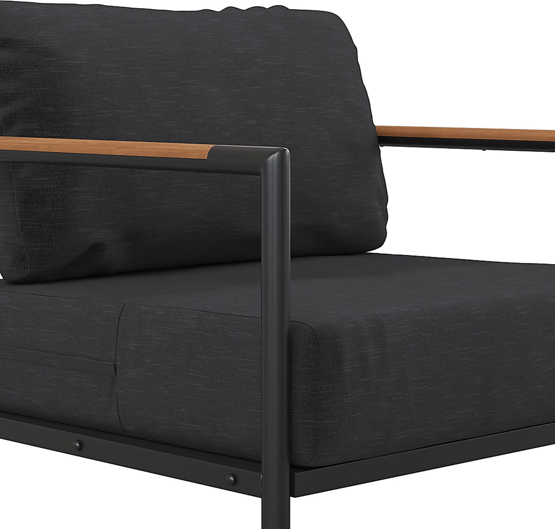 Outdoor Annelan Black Accent Chair - Image 6