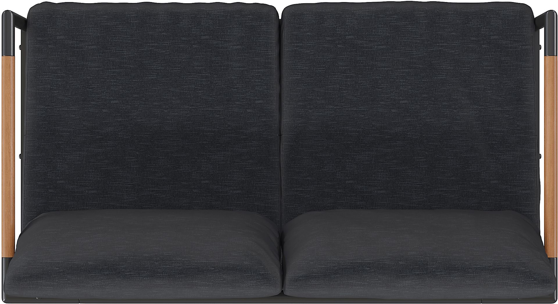 Outdoor Annelan Black Loveseat - Image 5
