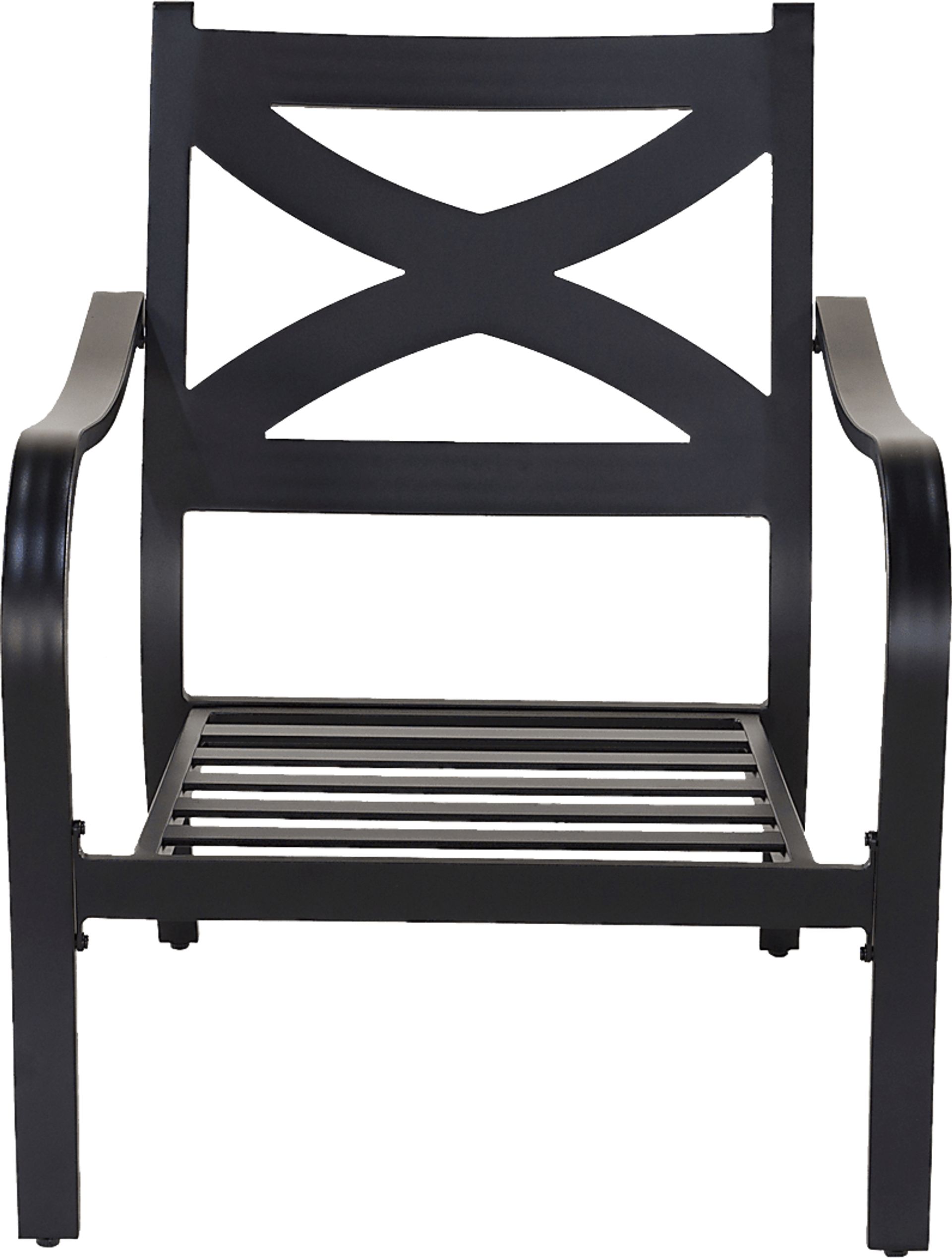 Outdoor Anola Blue Club Chair, Set of 2 - Image 7