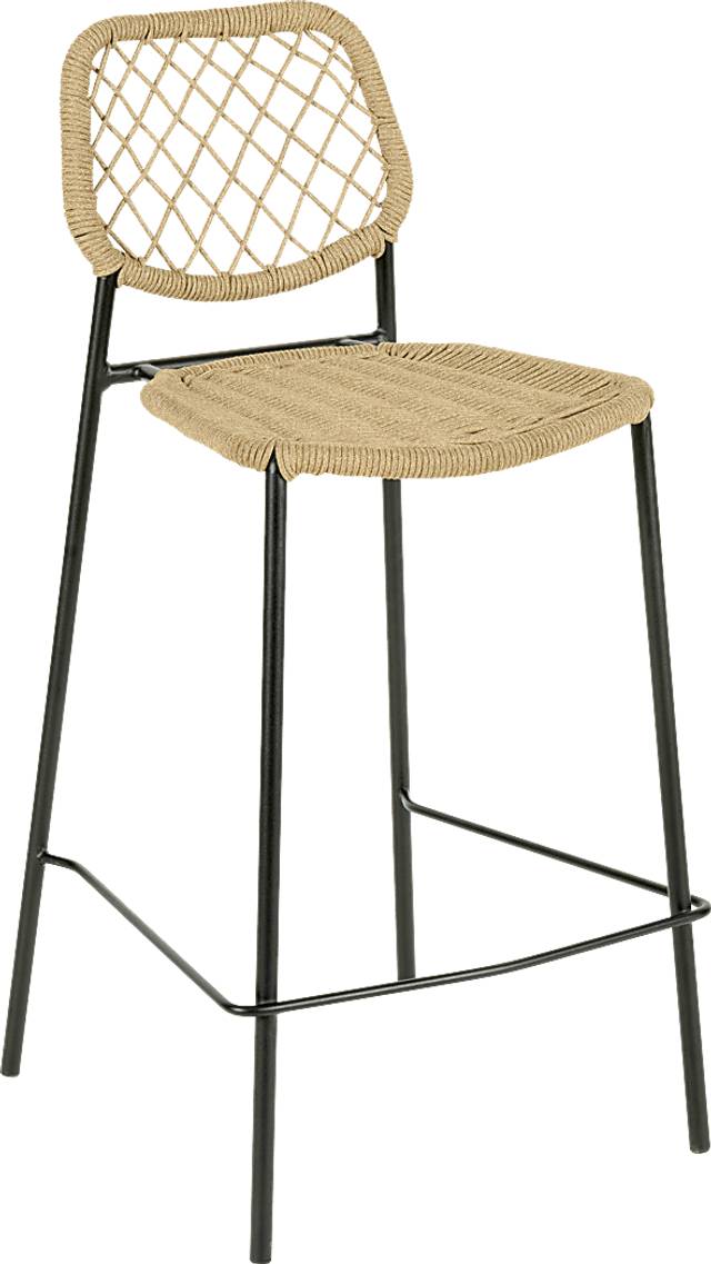 Outdoor Aquetong Brown Counter Stool - Thumbnail - Image 1