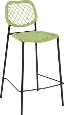 Outdoor Aquetong Green Counter Stool