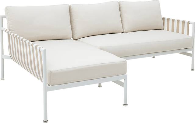 Outdoor Arboleda Cream 2 Pc Left Arm Chaise Sectional - Thumbnail - Image 1