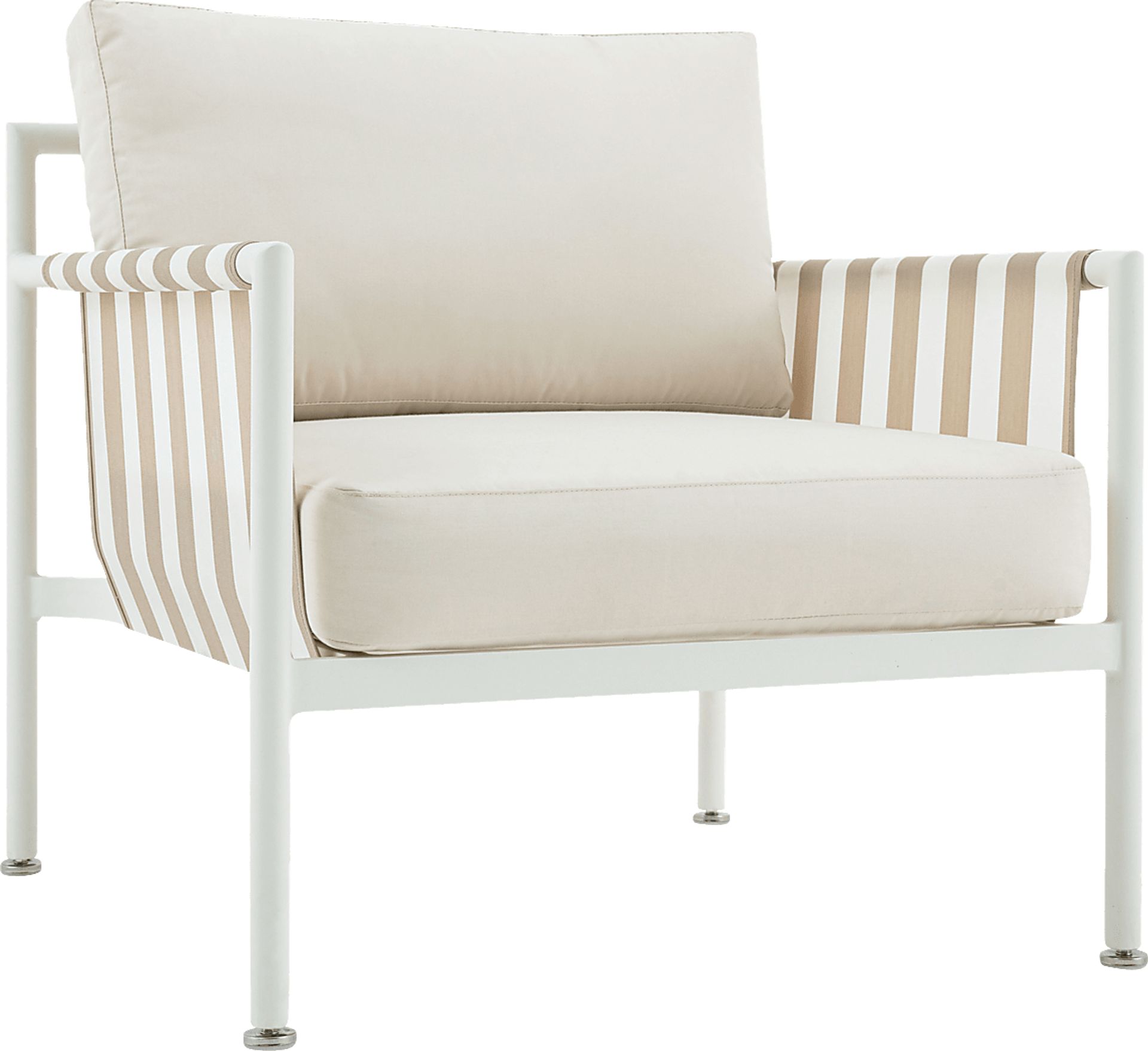 Outdoor Arboleda Cream Accent Chair - Image 1