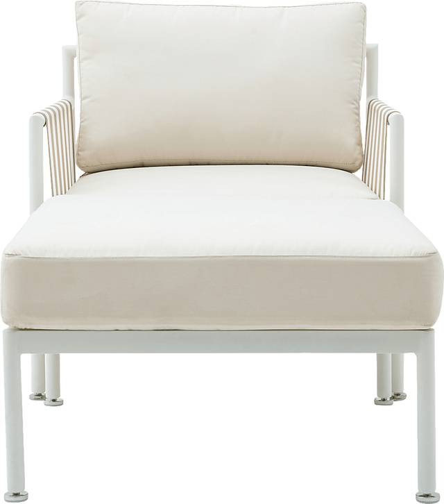 Outdoor Arboleda Cream Chaise - Thumbnail - Image 2