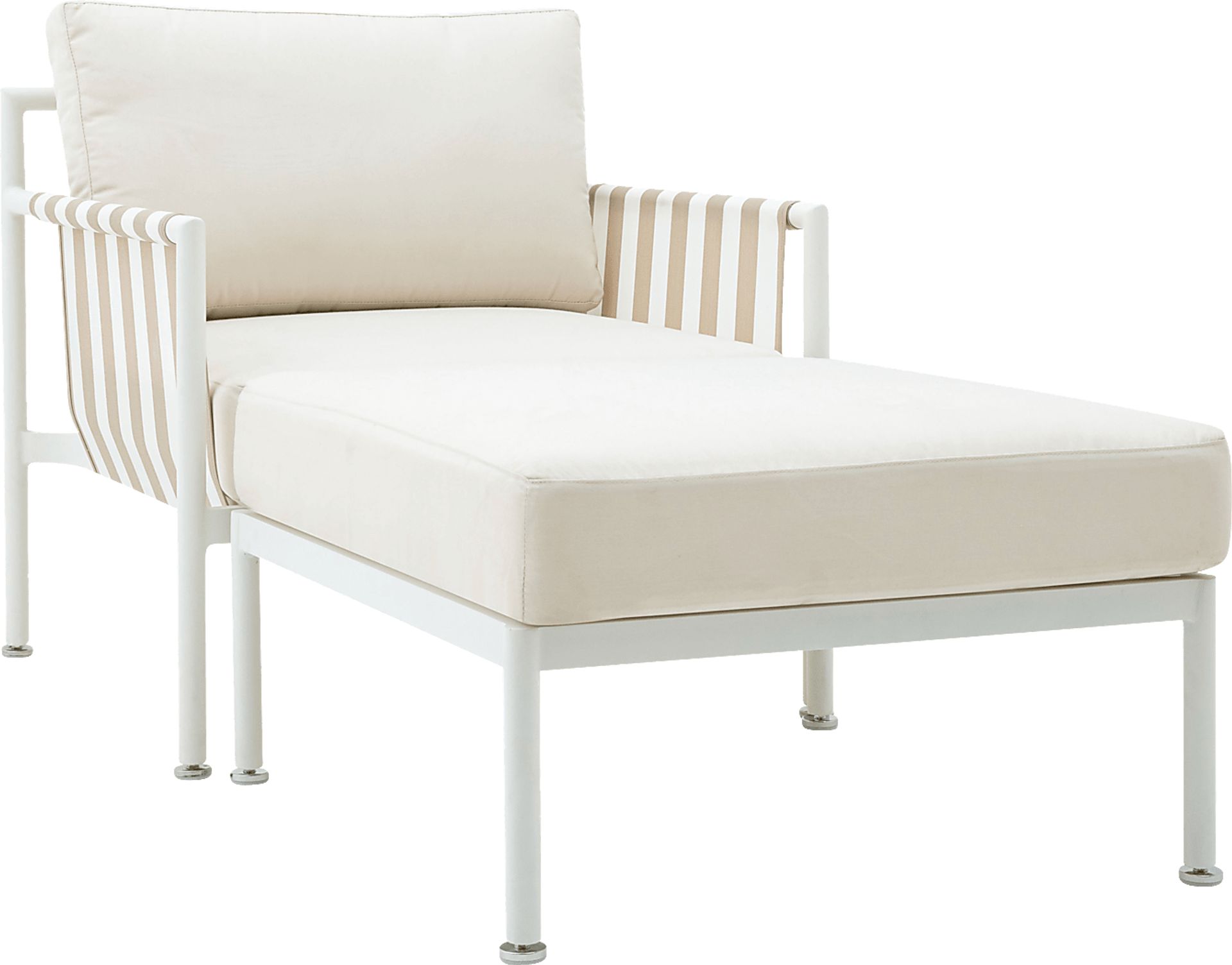 Outdoor Arboleda Cream Chaise - Image 1