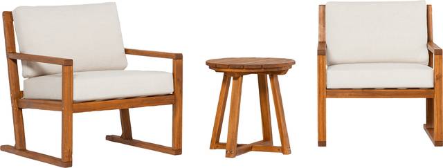 Outdoor Arborhazy Brown 3pc Chat Set - Thumbnail - Image 4