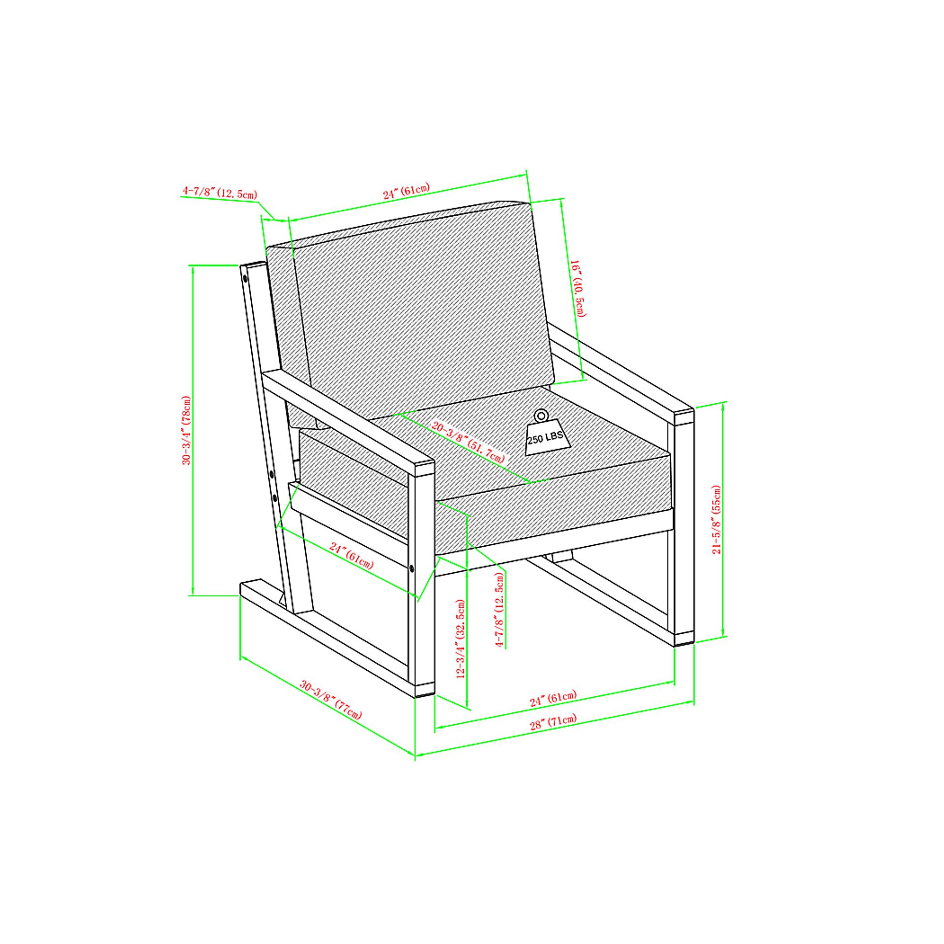 Outdoor Arborhazy Brown Accent Chair - Image 6