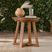 Outdoor Arborhazy Brown End Table