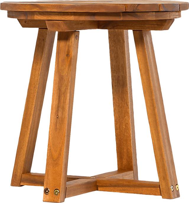 Outdoor Arborhazy Brown End Table - Thumbnail - Image 1