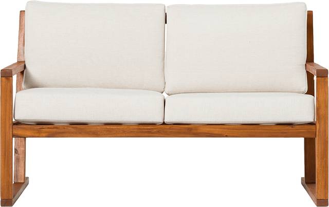 Outdoor Arborhazy Brown Loveseat - Thumbnail - Image 1
