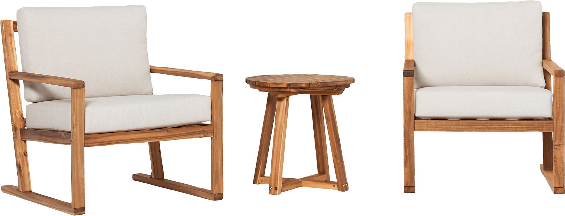Outdoor Arborhazy Natural 3pc Chat Set - Image 4