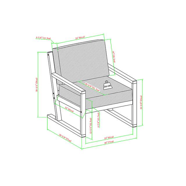 Outdoor Arborhazy Natural Accent Chair - Thumbnail - Image 6