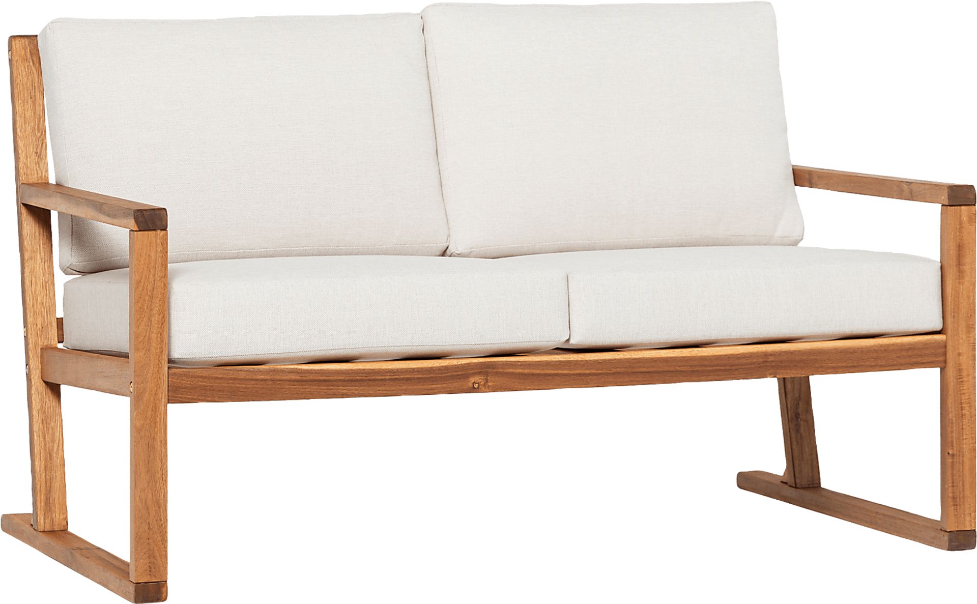 Outdoor Arborhazy Natural Loveseat - Image 4
