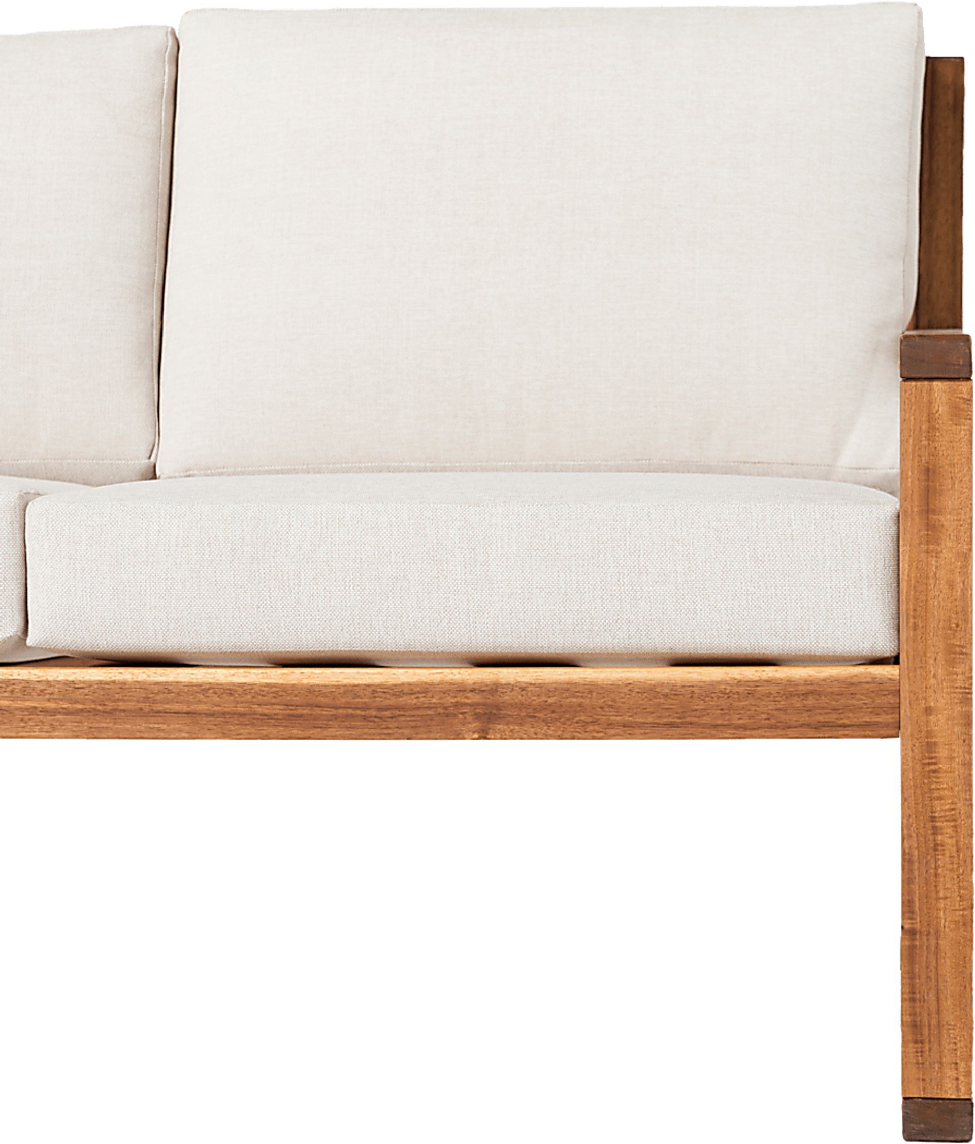 Outdoor Arborhazy Natural Loveseat - Image 5