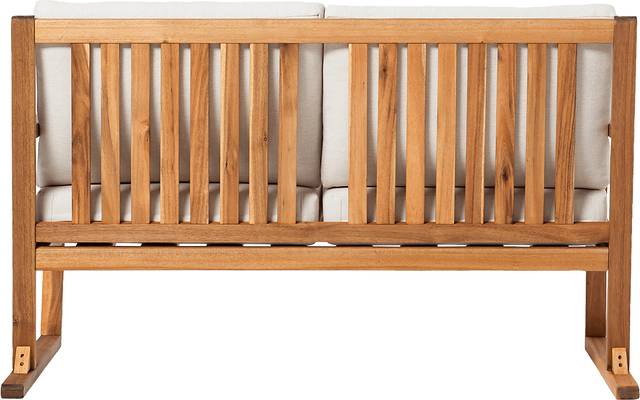 Outdoor Arborhazy Natural Loveseat - Thumbnail - Image 6