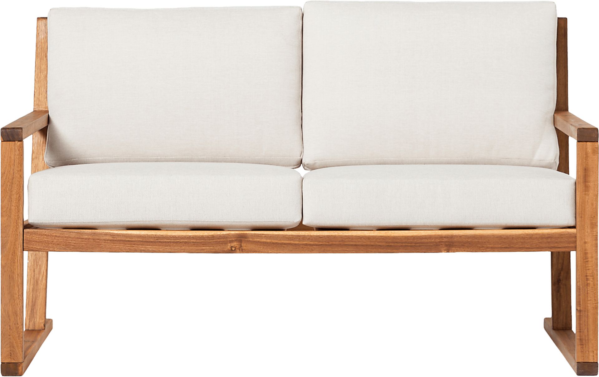 Outdoor Arborhazy Natural Loveseat - Image 1