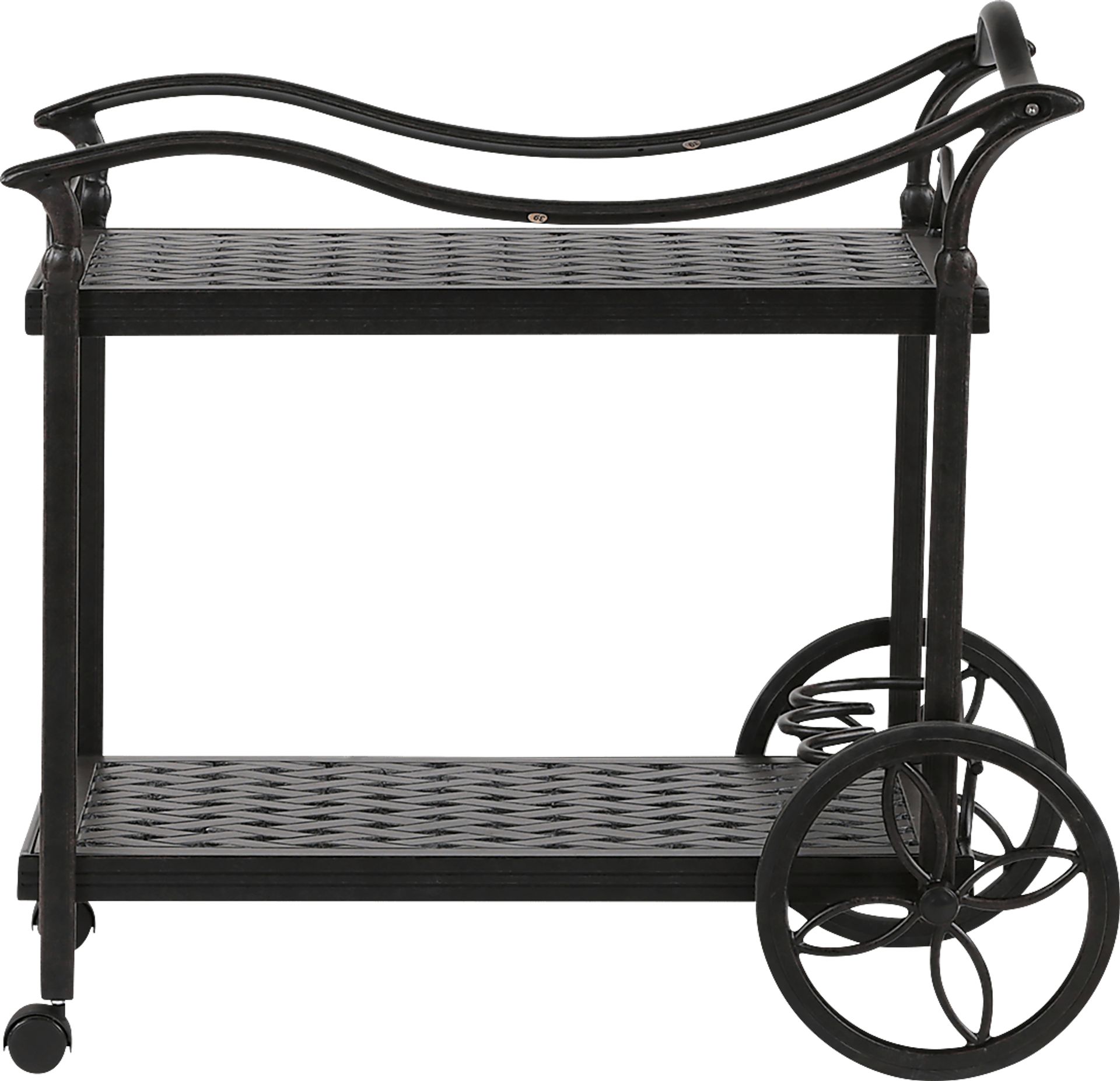 Outdoor Arignon Bronze Bar Cart - Image 1